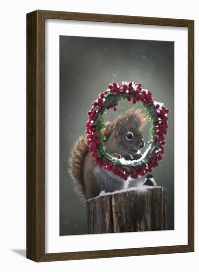 Happy Holiday-Andre Villeneuve-Framed Photographic Print