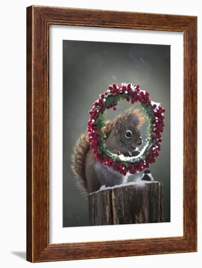 Happy Holiday-Andre Villeneuve-Framed Photographic Print