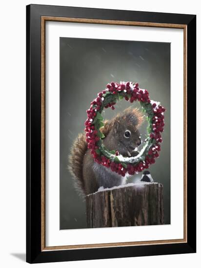 Happy Holiday-Andre Villeneuve-Framed Photographic Print