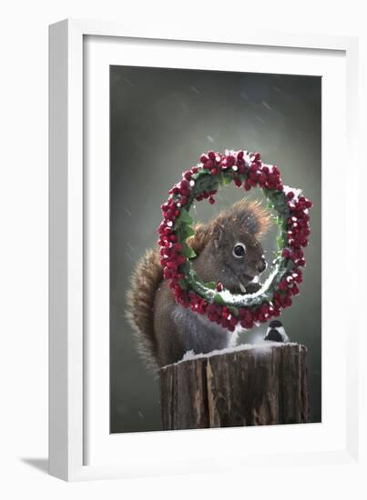 Happy Holiday-Andre Villeneuve-Framed Photographic Print