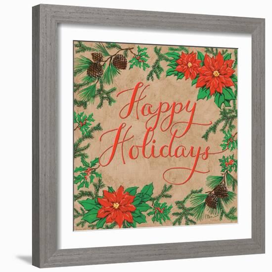 Happy Holidays-Paul Brent-Framed Art Print