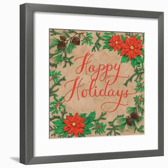 Happy Holidays-Paul Brent-Framed Art Print