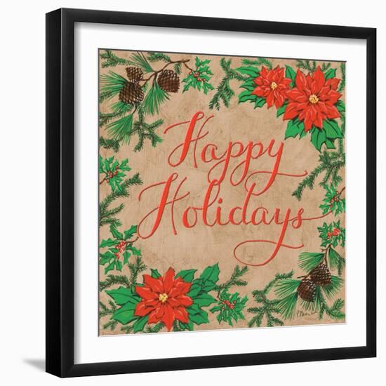 Happy Holidays-Paul Brent-Framed Art Print