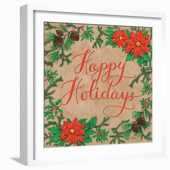 Happy Holidays-Paul Brent-Framed Art Print