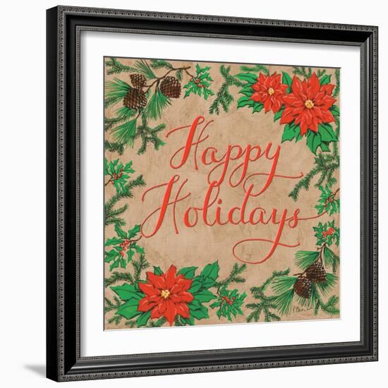 Happy Holidays-Paul Brent-Framed Art Print