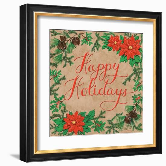 Happy Holidays-Paul Brent-Framed Art Print