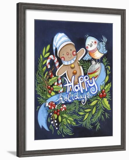 Happy Holidays-Valarie Wade-Framed Premium Giclee Print