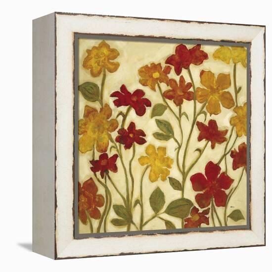 Happy Home Flowers II-Randy Hibberd-Framed Stretched Canvas