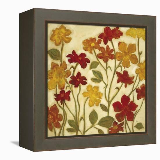 Happy Home Flowers II-Randy Hibberd-Framed Stretched Canvas