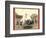 Happy Hours in Camp. G. and B.&M. Engineers Corps and Visitors-John C. H. Grabill-Framed Giclee Print