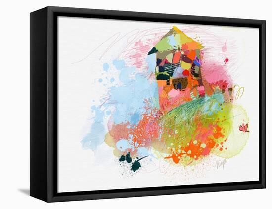 Happy House-Niya Christine-Framed Stretched Canvas