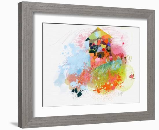 Happy House-Niya Christine-Framed Art Print