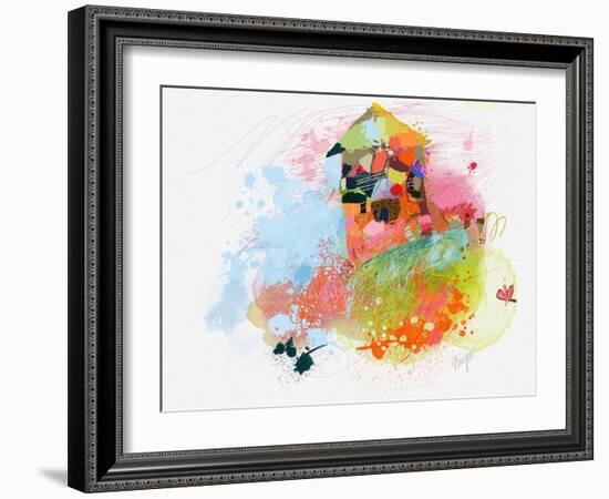 Happy House-Niya Christine-Framed Art Print