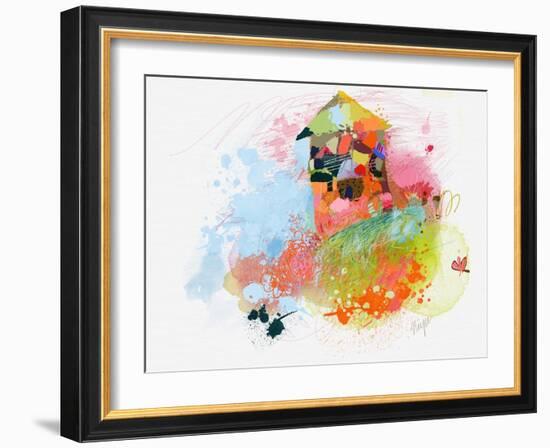 Happy House-Niya Christine-Framed Art Print