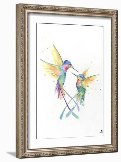 Happy Hummingbirds-Marc Allante-Framed Giclee Print