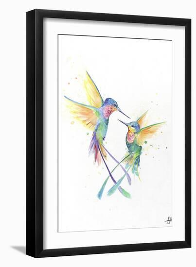 Happy Hummingbirds-Marc Allante-Framed Giclee Print