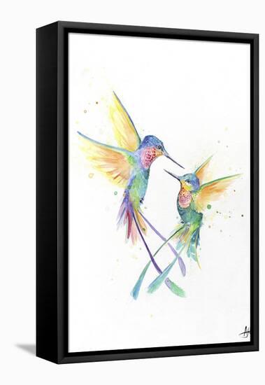 Happy Hummingbirds-Marc Allante-Framed Premier Image Canvas