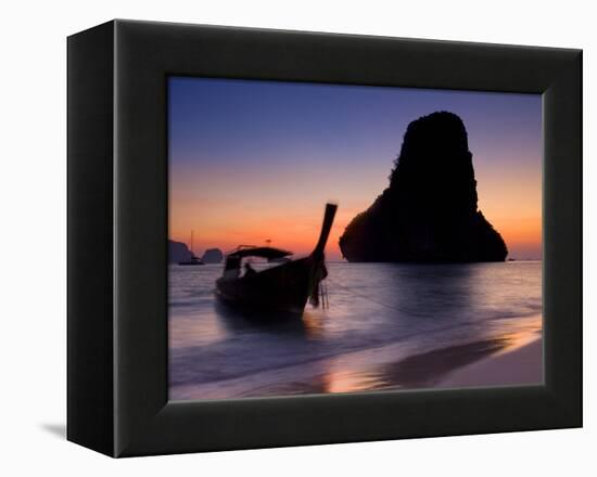 Happy Island, Hat Phra Nang Beach, Railay, Krabi Province, Thailand, Southeast Asia, Asia-Ben Pipe-Framed Premier Image Canvas