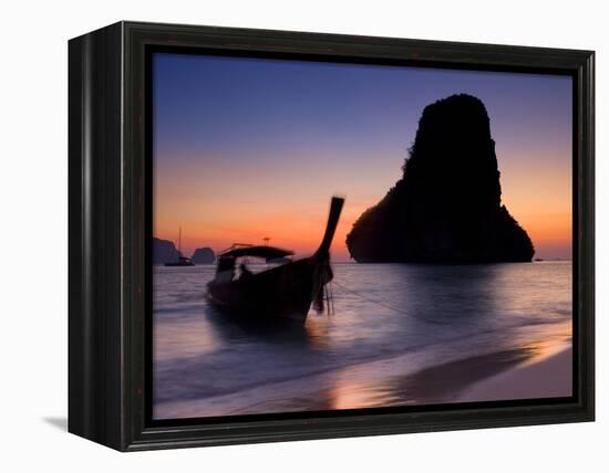 Happy Island, Hat Phra Nang Beach, Railay, Krabi Province, Thailand, Southeast Asia, Asia-Ben Pipe-Framed Premier Image Canvas