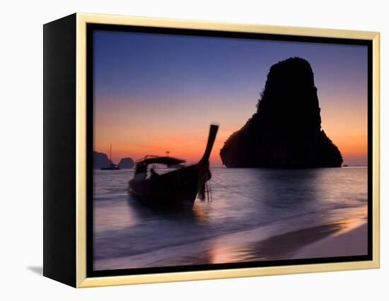 Happy Island, Hat Phra Nang Beach, Railay, Krabi Province, Thailand, Southeast Asia, Asia-Ben Pipe-Framed Premier Image Canvas