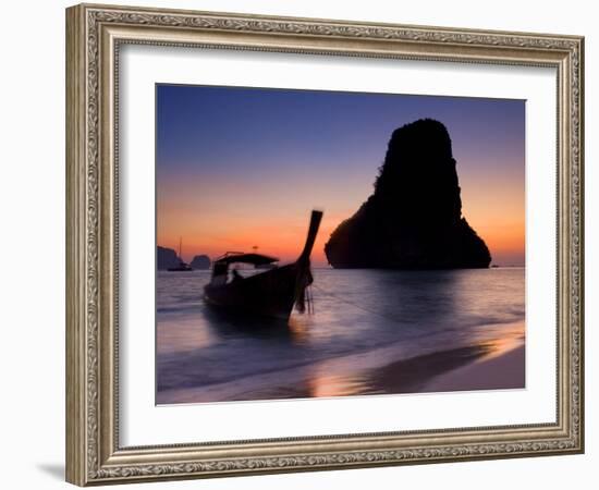 Happy Island, Hat Phra Nang Beach, Railay, Krabi Province, Thailand, Southeast Asia, Asia-Ben Pipe-Framed Photographic Print