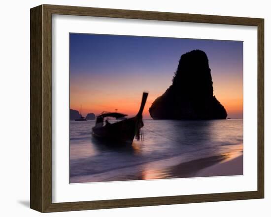 Happy Island, Hat Phra Nang Beach, Railay, Krabi Province, Thailand, Southeast Asia, Asia-Ben Pipe-Framed Photographic Print