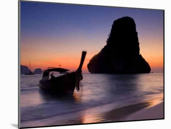 Happy Island, Hat Phra Nang Beach, Railay, Krabi Province, Thailand, Southeast Asia, Asia-Ben Pipe-Mounted Photographic Print