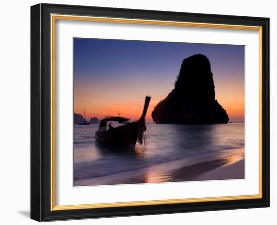 Happy Island, Hat Phra Nang Beach, Railay, Krabi Province, Thailand, Southeast Asia, Asia-Ben Pipe-Framed Photographic Print