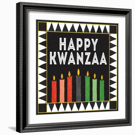 Happy Kwanzaa II-Kathleen Parr McKenna-Framed Art Print