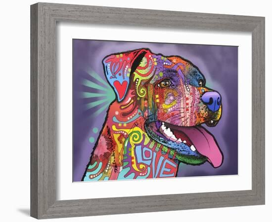 Happy Lab-Dean Russo-Framed Giclee Print