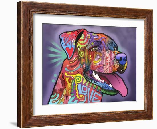 Happy Lab-Dean Russo-Framed Giclee Print