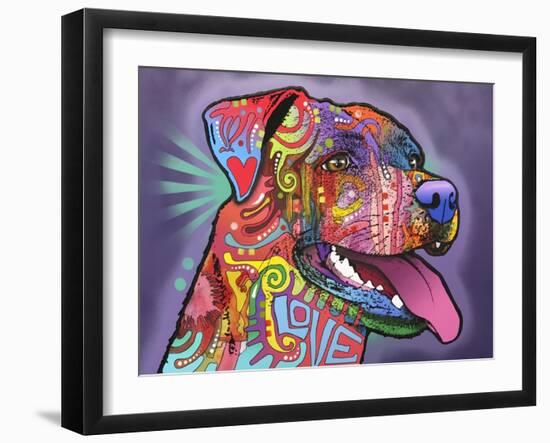 Happy Lab-Dean Russo-Framed Giclee Print