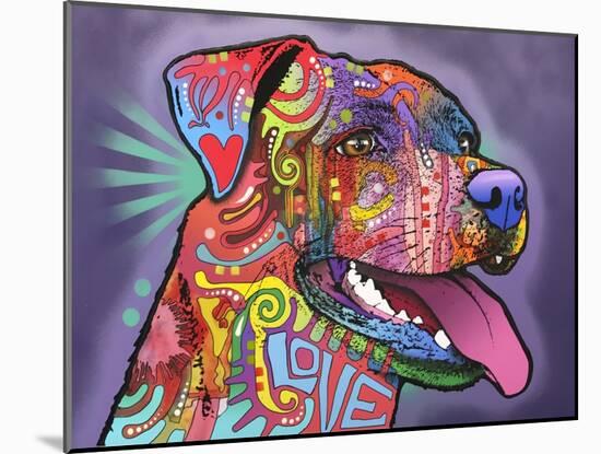 Happy Lab-Dean Russo-Mounted Giclee Print