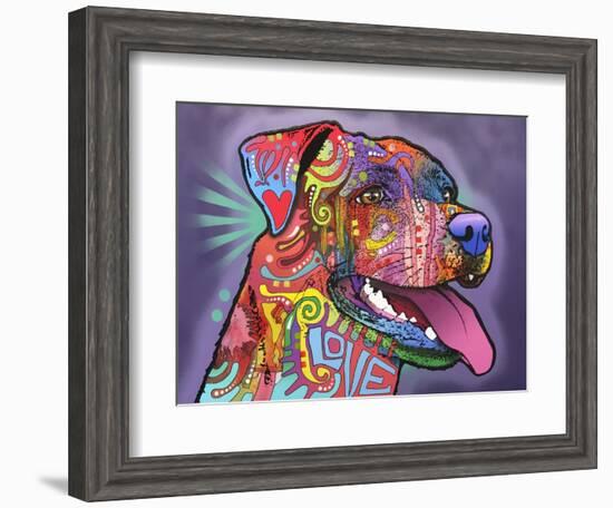 Happy Lab-Dean Russo-Framed Giclee Print