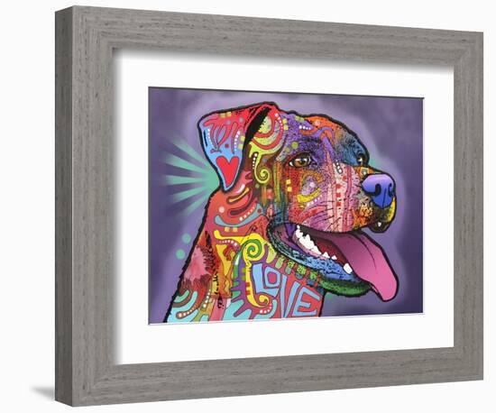 Happy Lab-Dean Russo-Framed Giclee Print