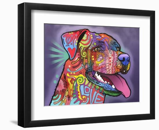 Happy Lab-Dean Russo-Framed Giclee Print