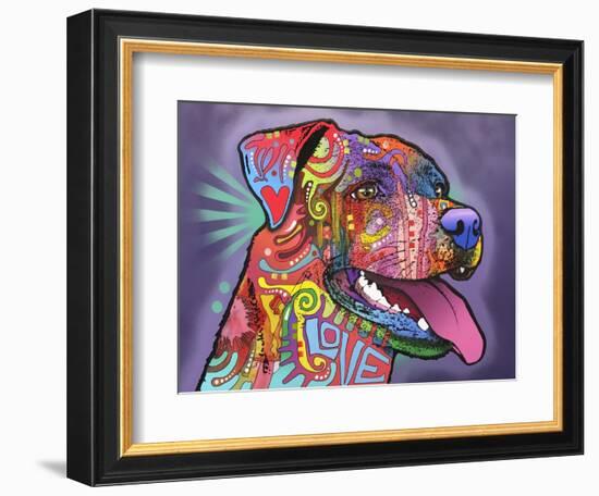 Happy Lab-Dean Russo-Framed Giclee Print