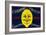 Happy Lemon Label - Carpinteria, CA-Lantern Press-Framed Art Print