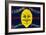 Happy Lemon Label - Carpinteria, CA-Lantern Press-Framed Art Print