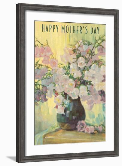 Happy Mother's Day, Flowers in Vase-null-Framed Art Print