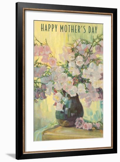 Happy Mother's Day, Flowers in Vase-null-Framed Art Print