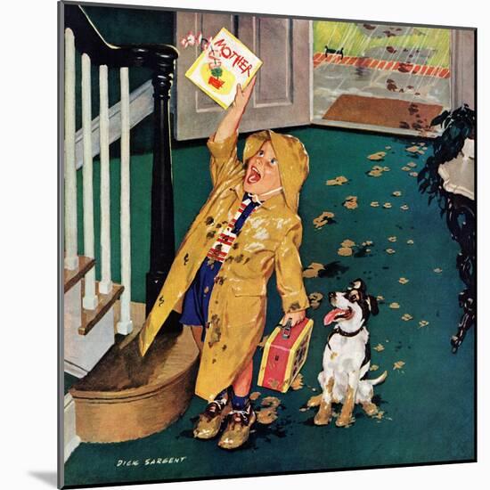 "Happy Mother's Day", May 11, 1957-Richard Sargent-Mounted Giclee Print