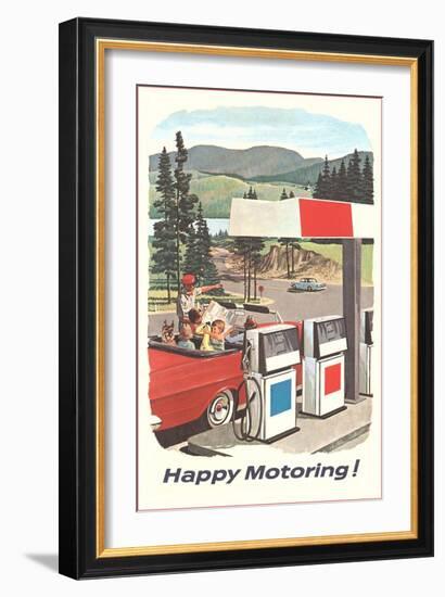 Happy Motoring-null-Framed Premium Giclee Print