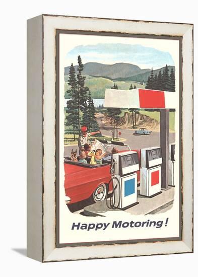 Happy Motoring-null-Framed Stretched Canvas