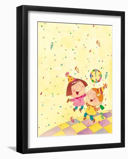 Happy New Year - Humpty Dumpty-null-Framed Giclee Print