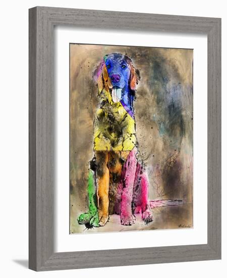 Happy No. 1-Marta Wiley-Framed Art Print