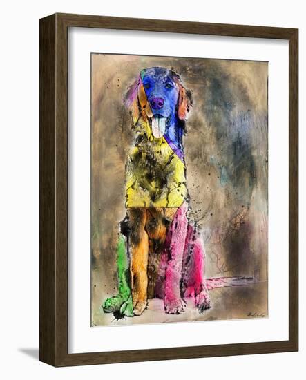 Happy No. 1-Marta Wiley-Framed Art Print