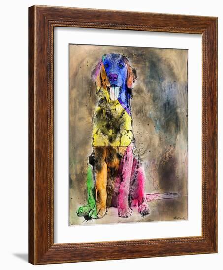 Happy No. 1-Marta Wiley-Framed Art Print