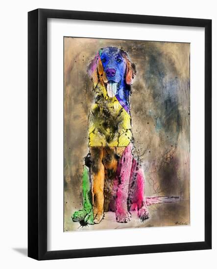 Happy No. 1-Marta Wiley-Framed Art Print