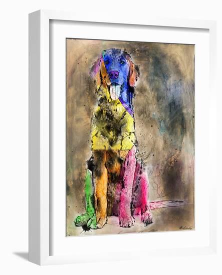 Happy No. 1-Marta Wiley-Framed Art Print